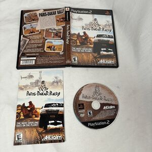 Paris-Dakar Rally Sony PS2 PlayStation 2 Video Game Complete w/Reg Card Mint